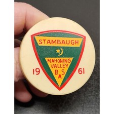 1961 Stambaugh Mahoning Valley BSA Neckerchief Slide - Vintage picture