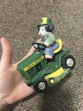 Vtg 1998 Mary's Moo Moos Deere To My Heart Figurine John Deere Tractor Cow 48516 picture