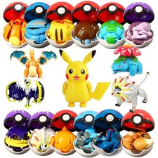 12 Styles Pokemon Figures Toys Variant Ball Model Pikachu Jenny Turtle Pocket Mo picture