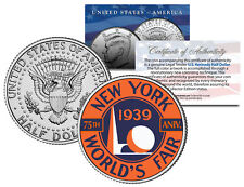 1939 New York WORLD'S FAIR 75th Anniversary 2014 JFK Half Dollar US Coin LIMITED picture