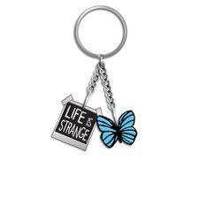 Life Is Strange Butterfly Charm Keyring picture