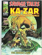 Savage Tales #9 1975 NM-  Ka-Zar Lord of the Jungle NM- Michael Kaluta Cover Art picture