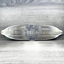 Vintage 1951 Electro-Motive Division General Motors Locomotive Builder Plaque picture