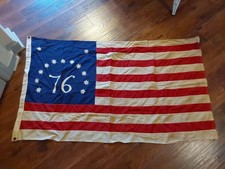 Vintage 1776 Bennington Flag American Revolution 1976 3X5' picture