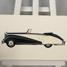 1952 Bentley Mark VI Drophead Park Ward Car Illustration Art Drawing Hand Drawn picture