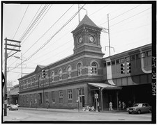 Photo:Wilmington DE Pennsylvania Railroad Station 1900s Brick Clock Tower picture