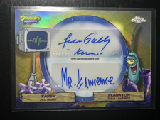 Karen Plankton 2025 Topps Chrome Spongebob #DA-KP Dual VIP Auto picture