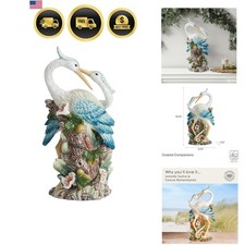 Fitz and Floyd Coastal Companion Ceramic Bird Figurine, 16.25-Inch picture