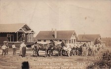 RPPC Portland Oregon N Jonesmore Street Construction Crew Photo Postcard G57 picture