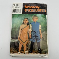 1995 Simplicity Sewing Pattern 0685 Childs Costumes 2 Designs Size 3-8 Vtge 1995 picture