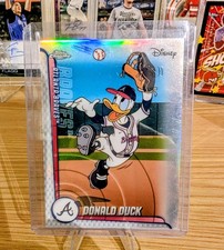 2026 Topps Chrome Disney Donald Duck Atlanta Braves SP #MLBH-51 picture