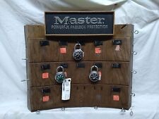 Master Powerful Padlock Protection Display Board Advertising Sign Locks 18 X 20 picture