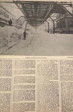 Vintage Brooklyn Blizzard March 13, 1888 NEW YORK TIMES News Article picture