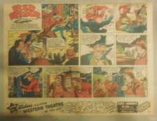 Red Ryder Sunday Page by Fred Harman from 11/10/1946 Half Page Size  picture