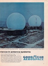 AN/GSC-39 Satellite Antenna Spheres Antimissile Goodyear Aerospace Vtg Print Ad picture
