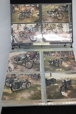 Vintage Antique Motorcycle Photo Album 1980s Over 200 Photographs picture
