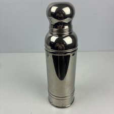 Rare vintage THE ICY-HOT BOTTLE CO brass thermos of 50s CINCINNATI, O. U.S.A 11” picture