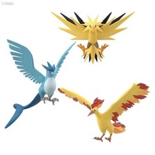Bandai Pokemon Scale World Kanto Region Moltres & Zapdos & Articuno 1/20 Figure picture