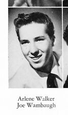 JOSEPH WAMBAUGH 1954 Chaffey Union High School Yearbook picture