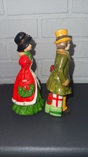 Vintage Christmas Shoppers Set Of 2 picture