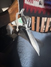 RARE Vintage Handmade Etched G Bellon Eagle Head Mexican Tourist Souvenir Knife picture