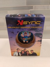 Vintage NSYNC Music Group Glass Christmas Holiday Ornament 2000 Zeeks Winterland picture