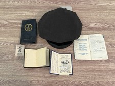 vintage taxi cab driver hat trenton nj - Public Hack License, Accessories 1960s picture