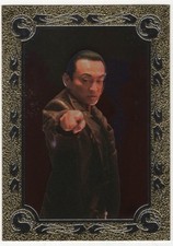 1995 MORTAL KOMBAT SHANG TSUNG SAMPLE GOLD TRIM TRADING CARD picture