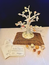 Lenox Autumn Delights Tree 2005 Complete 12 Ornaments 24K Gold Original    Foam picture