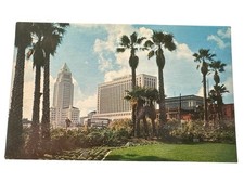 Civic Center Los Angeles California CA Vintage Postcard picture