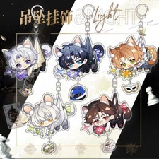 Light and Night Series Acrylic Bag Pendant Keychain Cosplay Key Pendant Collect picture
