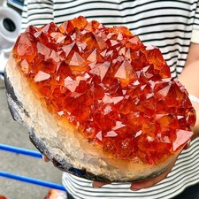 10.44LB  Beautiful and high-quality yellow cluster cave samples picture