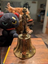 Charlie Chaplin Brass Vintage Antique Collectable Bell. Great vintage condition. picture