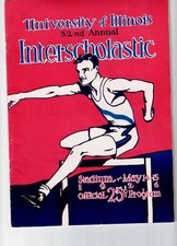 1926 University of Illinois 32nd Annual Interscholastic Official Program picture