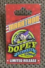 Run Disney RunDisney Dopey Challenge Inaugural 2014 Pin Disney World Marathon LR picture