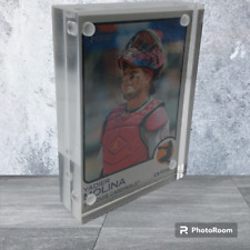 Yadier Molina Cardinals 2022  Desktop Display Frame Clear Magnetic Size 2.64x3.6 picture