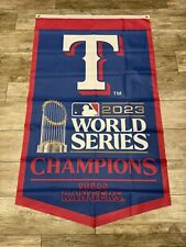Texas Rangers 2023 MLB WORLD SERIES CHAMPIONS  3'x5' Feet Commemorative FLAG picture