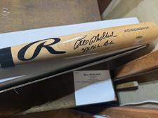 Bill Madlock Signed Rawlings Baseball Bat 4x NL BC TriStar Auto Pirates Cubs picture