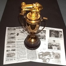 Vintage 1954 Tether Car-Bethlehem,Pa.-FOX Speedway -1st Place TROPHY picture