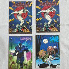 Wizard Creator's Portfolio 1993 4-Card Lot Madman Bone Grendel #1 #3 #4 picture
