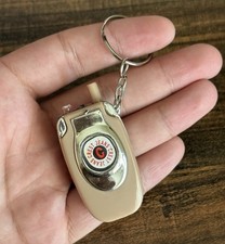Vintage Y2K Crest Jeans Flip Phone Keychain 2000s Cell Phone Promo Advertising picture