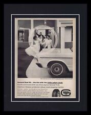 1966 General Tires Framed 11x14 ORIGINAL Vintage Advertisement  picture