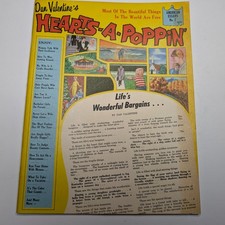 Dan Valentine Hearts-A-Poppin American Essays No 7 Vtg Humorous Softcover Book picture