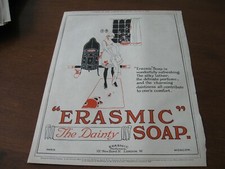 1918 Original Advertising AD - ART DECO Style GLADYS PETO Girl Bath Bathing SEE picture