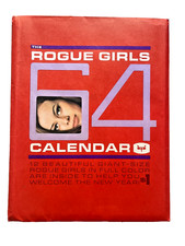 Vintage - THE ROGUE GIRLS CALENDAR 1964 - Giant Size Calendar With Sleeve picture