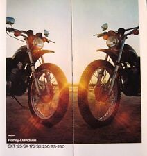 1975 1976 Harley Davidson Brochure SXT-125 SX-175 SX-250 SS-250, Original 75 76  picture