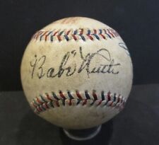 Babe Ruth and Al Capone - 1927 Signed Baseball - Awesome Replica picture