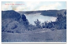 1907 View Down the Ohio, Parkersburg, West Virginia Postcard picture