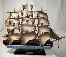 Vintage Wood Model Ship Flying Cloud picture