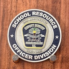 Spartanburg County SC SRO Sheriff School District Badge Challenge Coin  1#41 picture
